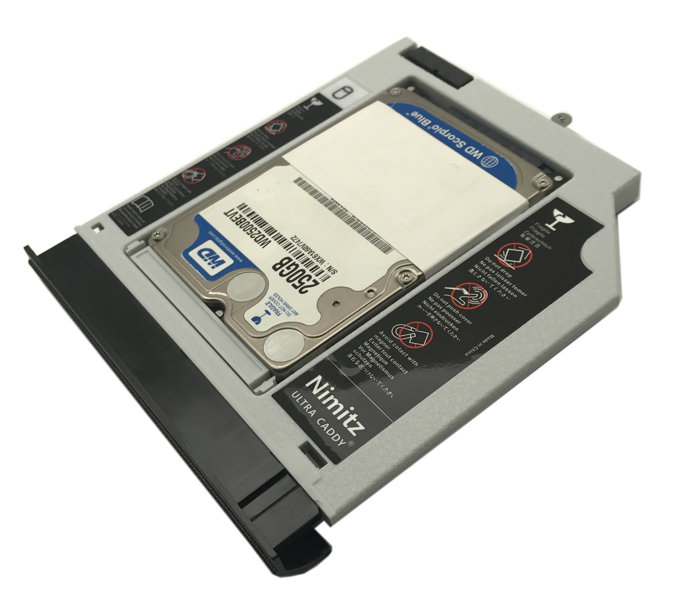 Amazon.com: Nimitz 2nd HDD SSD Hard Drive Caddy Compatible with